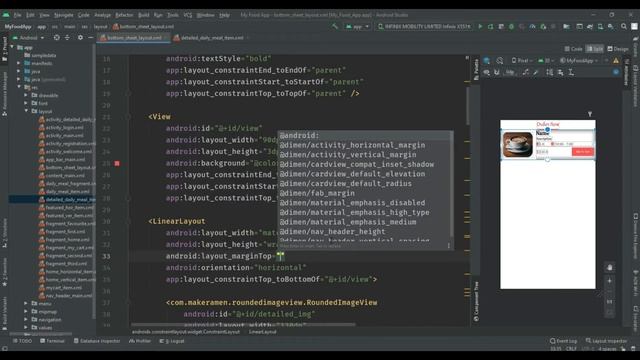 Bottom Sheet In Android studio | Bottom Sheet Dialog | Restaurant App Android Studio смотреть онлайн