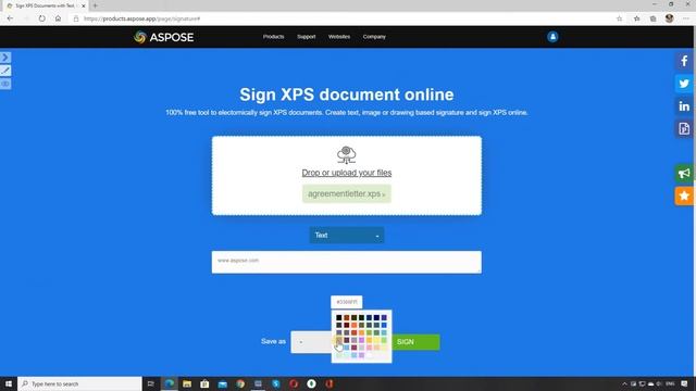 How to sign your XPS documents online смотреть онлайн