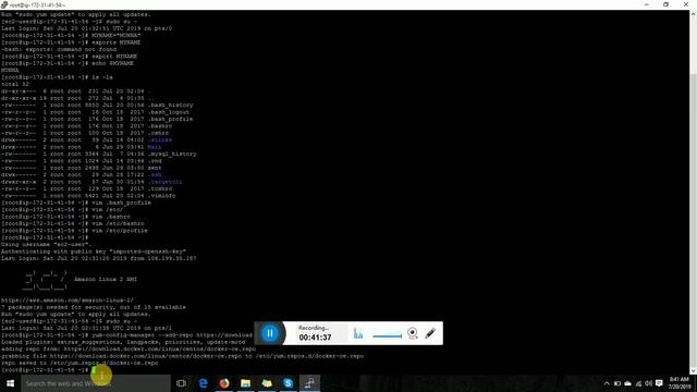 Docker Server configration смотреть онлайн