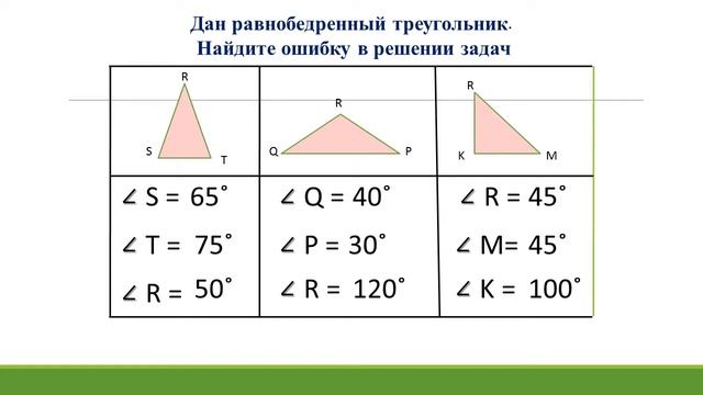 Равнобедренный треугольник смотреть онлайн