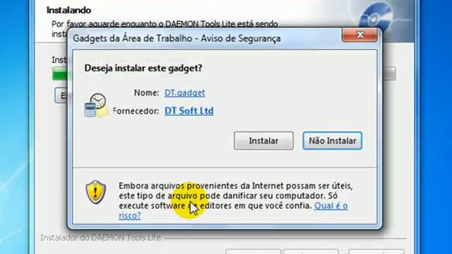 Instalando o Daemon Tools Lite 4 no Windows 7 смотреть онлайн