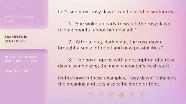 Unveiling the Beauty of "Rosy Dawn": A Journey into Idiomatic English смотреть онлайн