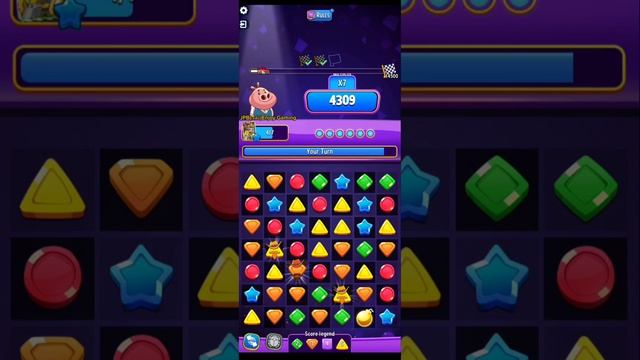 Solo Challenge Score Rally 6 move Multiplier Madness+Rainbow 14500 Score Match Masters. смотреть онлайн