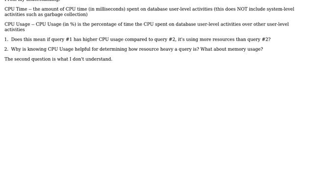 Databases: What is Oracle CPU Time and CPU Usage and why is it important? смотреть онлайн