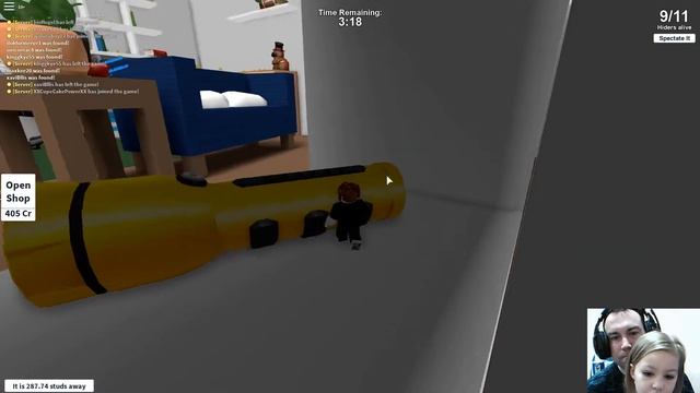 Roblox, hide & seek, Papa & Lina - Роблокс, Прятки, Папа и Лина смотреть онлайн
