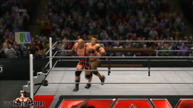 WWE RAW John Cena vs Ryback (Tables Match) Full Match HD! смотреть онлайн