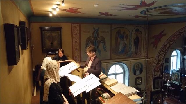 Хор храма Архистратига Михаила - На всенощном бдении - Неделя жен-мироносиц 2020 смотреть онлайн