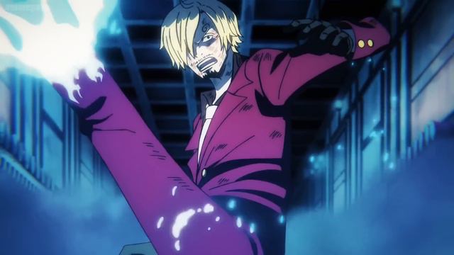 SANJI VS QUEEN !!! SANJI AWAKENS IFRIT JAMBE......