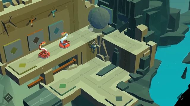 Lara Croft GO. 3 Лабиринт Камней. 12 Ключ Духов