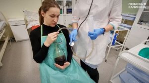 10. Промывание желудка толстым зондом  | Л.Калинина