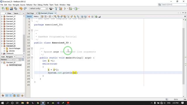 (Multiples of 2 ) java how to program exercise 4.33 смотреть онлайн
