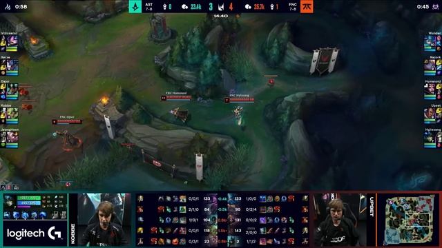 AST Vs. FNC - Week 8 Day 1 | LEC Summer Season | Astralis Vs. Fnatic (2022)