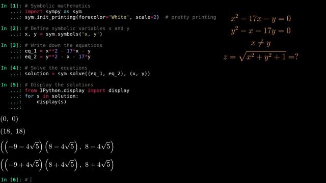 Math Puzzle: Fun Algebra Problem #Python #Math #Puzzle смотреть онлайн