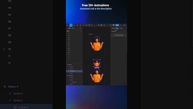 How to Design Stunning Hero Animations with Figma #short смотреть онлайн