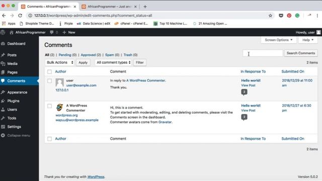 Wordpress Beginners Tutorial 2019 Episode 8 Comments (Add,Edit,Moderate) смотреть онлайн