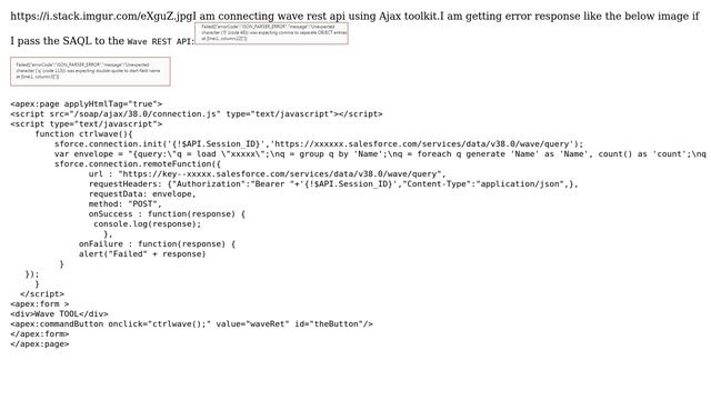 Salesforce: Rest api response error json смотреть онлайн