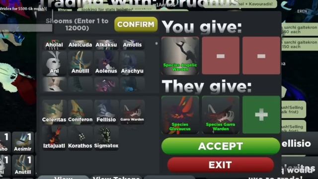 TRADING ANGELIC WARDEN! ? ||Creatures of Sonaria смотреть онлайн