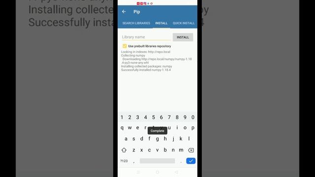 How to Install any Library (Numpy, Pandas) | Pydroid 3 IDE for Python 3 смотреть онлайн