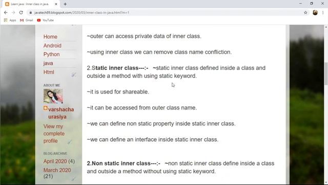 Innerclass | javatech | hindi What is inner class in java|| in hindi|| java tutorial for beginners смотреть онлайн