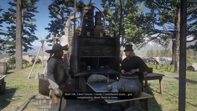 Rare Interaction Pearson Tells Javier About Watsons Cabin - Red Dead Redemption 2 смотреть онлайн