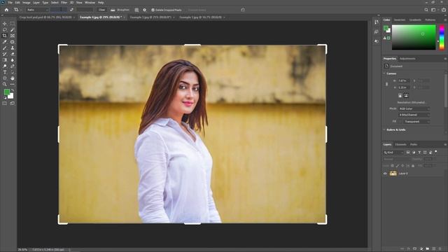 Crop tool in Adobe Photoshop | Adobe Photoshop | Tutorials Point смотреть онлайн