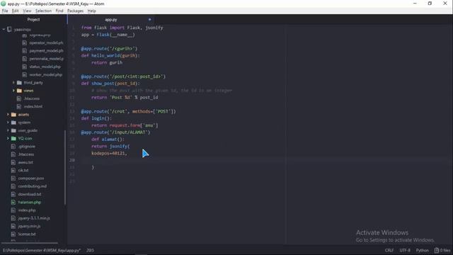 Tutorial Json + Flask versi Naufal смотреть онлайн