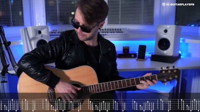 Terminator Theme | Fingerstyle + Free tabs смотреть онлайн