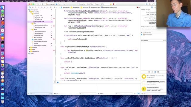 Making a Messaging App: Episode 5 (Swift 3 in Xcode) смотреть онлайн