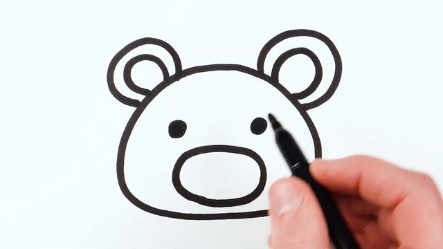 Рисуем фломастерами. Простой милый рисунок. Рисование для детей смотреть онлайн