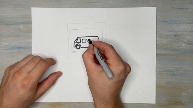 Как нарисовать Дорожный Знак Автобусная Остановка смотреть онлайн