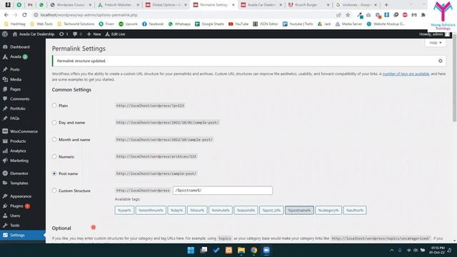 Wordpress Development Course - Lecture# 05 - 1st Oct 2022 | Young Scholars Training смотреть онлайн