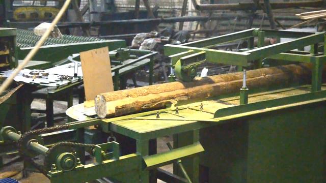 Переработка тонкомера на станке СДТГ-710. смотреть онлайн