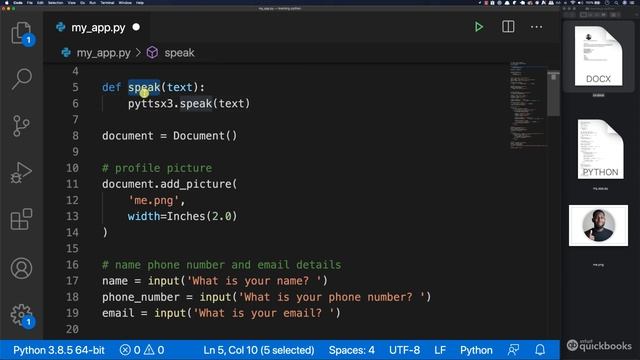 Python Text to Speech - Python Tutorial #24 смотреть онлайн