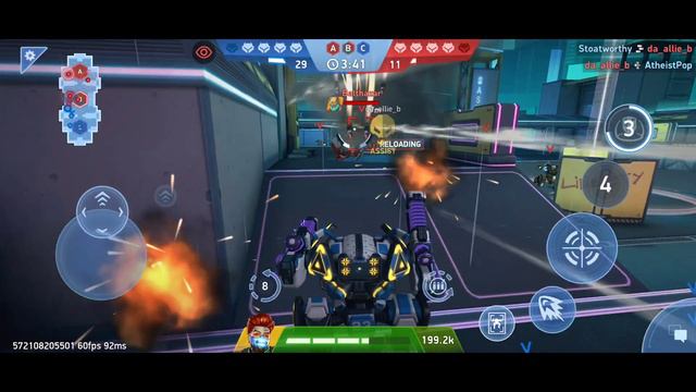 NEW PILOT Sunny - Aegis with Fusion Cannon 12 & Carbine - Mech Arena смотреть онлайн