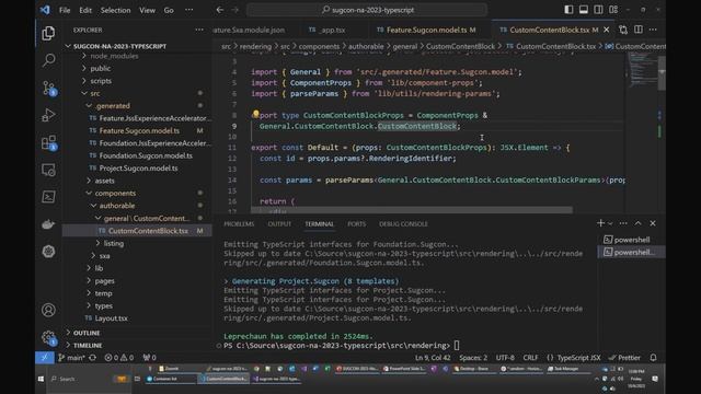 TypeScript Code Generation for Sitecore Data Templates | SUGCON NA-2023 смотреть онлайн