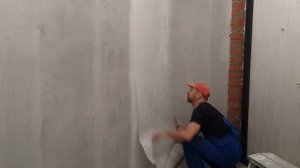 Поклейка стеклохолста на шпаклевку