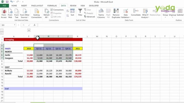 Excel Grouping (Rows and Columns) | How to Group in Excel смотреть онлайн