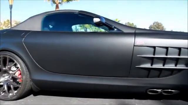 Matte Black McLaren SLR 722 Fitted with ADV.1 Rims! смотреть онлайн