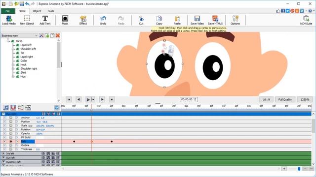 How to Animate a Character Part II - Animating a Character Puppet - Express Animate Tutorial смотреть онлайн