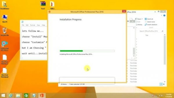 How to Install Microsoft Office 2016 With Activated !! 100% Working