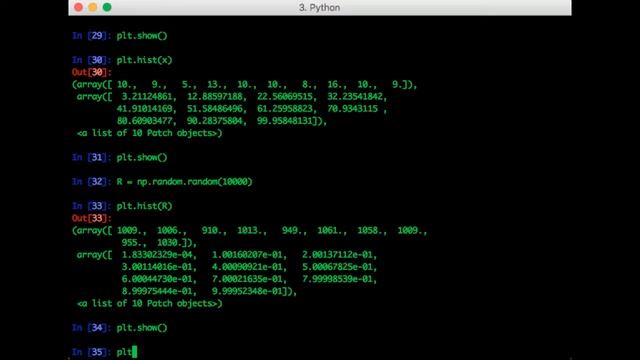 The Numpy Stack in Python - Lecture 20: Histogram смотреть онлайн