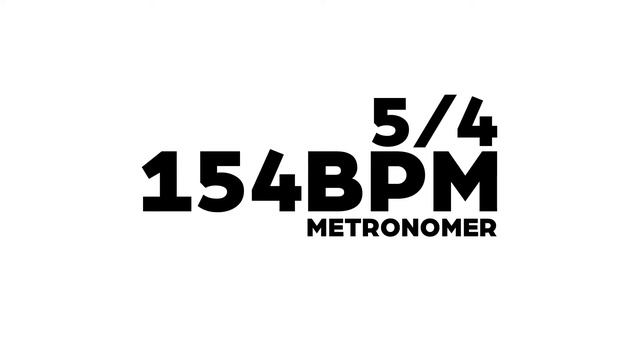 154 BPM Metronome 5/4 смотреть онлайн