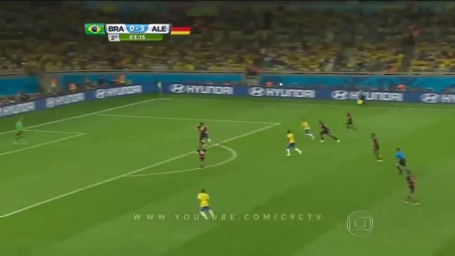 BRASIL 1 x 7 ALEMANHA Narração Galvão Bueno смотреть онлайн
