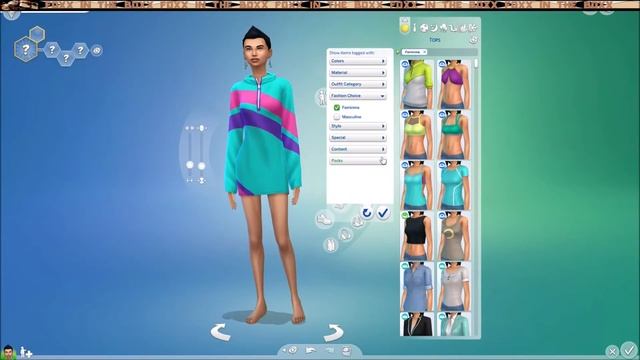 Sims 4 All Throwback Fit Kit Clothing смотреть онлайн