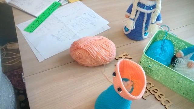 Снегурочка крючком // Автор И. Кистаева //МК, Часть 3 // Голова//Шапка. смотреть онлайн