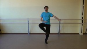 Комбинация хлопушки и дробь ключ одинарный Народный танец САМОПЛЯС® russian dance folk