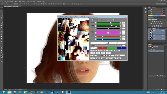 Photoshop Plugin : How To Squared Pic Plugin Cubist Tutorial | Graphicxtras смотреть онлайн