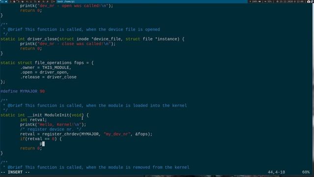 Let's code a Linux Driver - 2: Device Numbers and Files смотреть онлайн