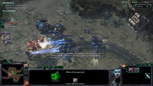 StarCraft II: Wings of Liberty Walkthrough No commentary The Great Train Robbery - Brutal смотреть онлайн