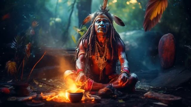 Духовная шаманская эмбиент-медитативная музыка с Диджериду и барабанами смотреть онлайн